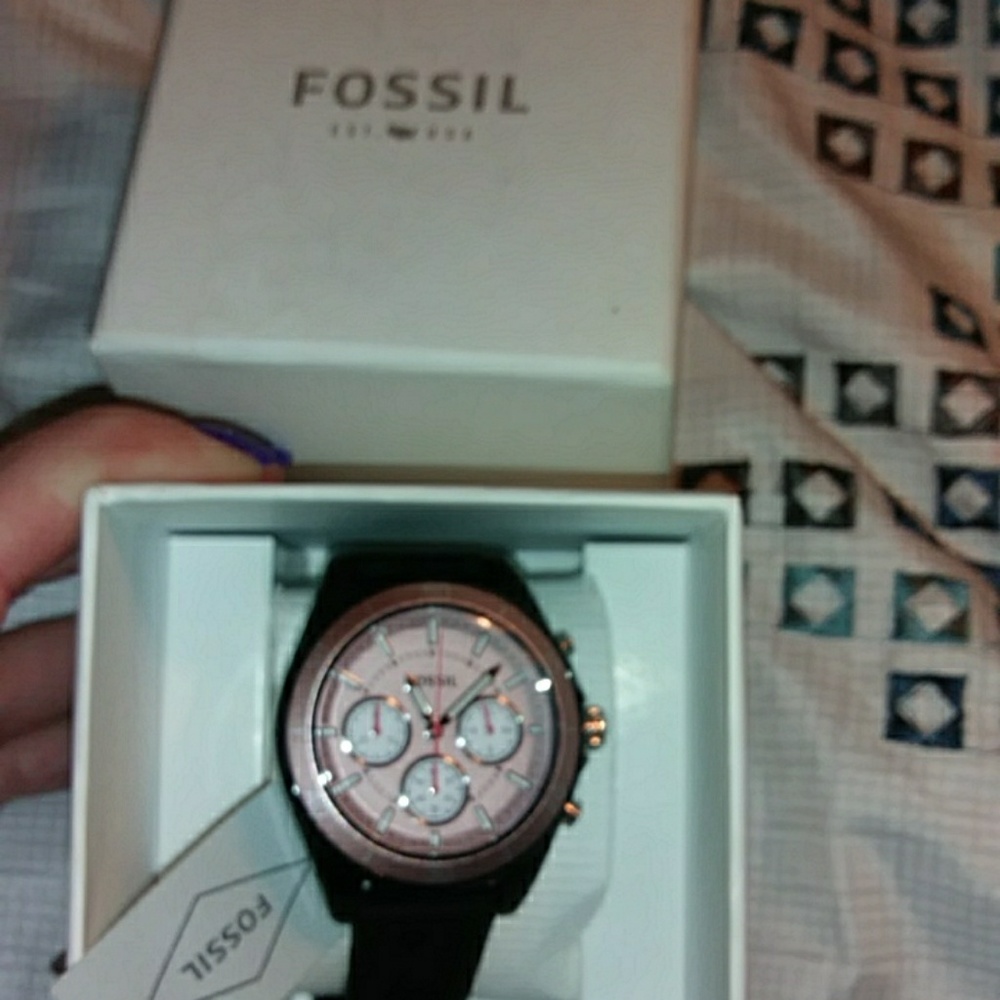 Woman's fossil watch